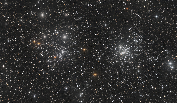 Double Cluster - Two Panel Mosaic
